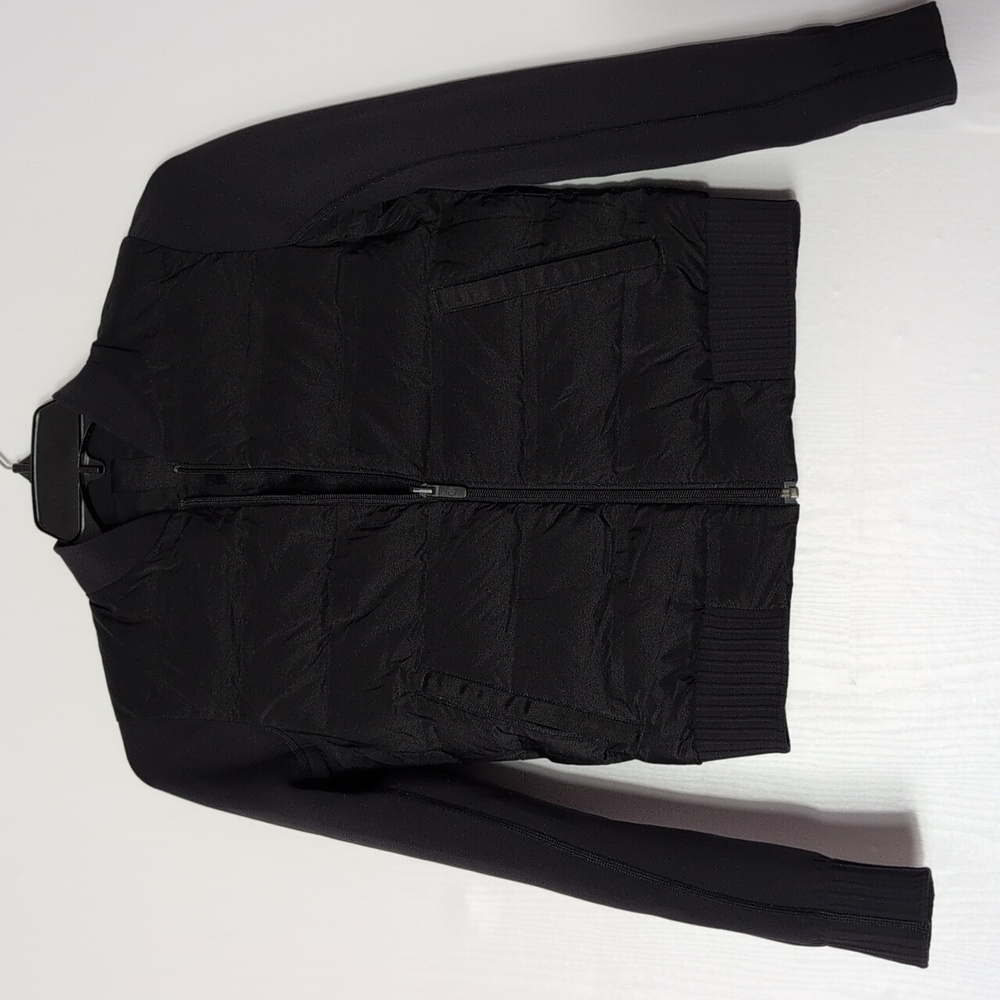 Lululemon Reversible Black Bomber Jacket Women Non Stop Rare Weather resist Sz4